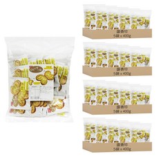 盛香珍 蝴蝶派 原味奶油 厚實口感 16個, 400g, 20袋