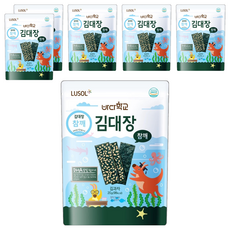 LUSOL 海苔 西海岸舒川海苔製造, 芝麻, 20g, 6包