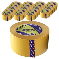 신흥테이프 경포장 박스테이프 황색 57mic 40m, 20개
