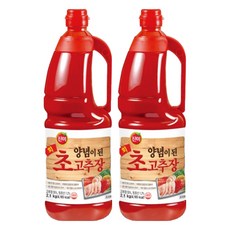 美味的調味生魚片紅辣椒醬, 2.1kg, 2個