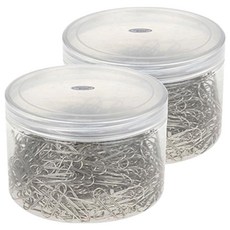 Steel Club 迴紋針 圓桶 28mm 文件整理必備, 2盒, 500個