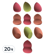 Beauty Power 超服貼雞蛋氣墊粉撲, 20個, 隨機出貨