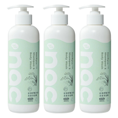 nac nac 初潤舒敏2合1洗髮沐浴精, 3個, 300ml