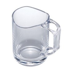 like-it 可立牙刷杯 刷牙杯 漱口杯, 透明白, 1個
