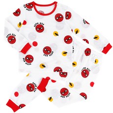 Maykids 男童款圓點蜘蛛人9分袖緹花家居套裝