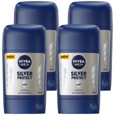 NIVEA 妮維雅 男士止汗爽身乳膏 極限動力 銀離子 制臭 48h 長效乾爽, 50ml, 4瓶