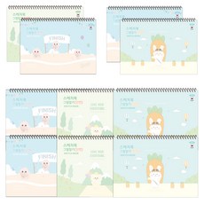 PENPIA 圖畫日記 單面素描本 隨機出貨, 345*250mm, 12張, 10個