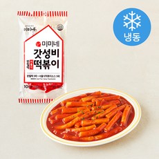 미미네 갓성비 서울식 떡볶이 10인분 판밀떡 280g x 5개입 + 소스 85g x 5개입 세트 (냉동), 1세트