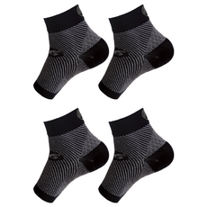 OS1st 足弓襪套 黑色, 2雙