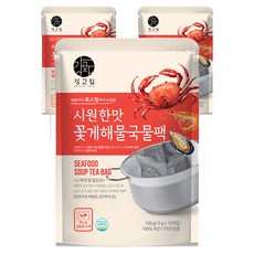 강고집 꽃게 해물 국물팩 10p, 130g, 3개