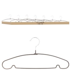 HOLA 和樂家居 護肩防滑衣架 40 x 0.4 x 18.5cm 10個, 深灰色, 1組