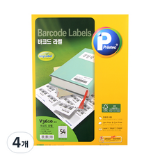Printec 條碼 Any Label V3610-20, 54格, 80個