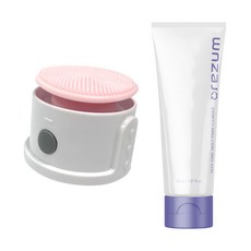 Rezum 矽膠振動潔面儀+潔面乳, RZBP-030(震動洗臉機), 混色