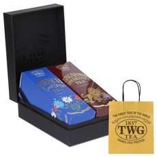 TWG TEA Haute Couture法式茶葉禮盒, 伯爵茶100g+新加坡早餐茶100g, 1組