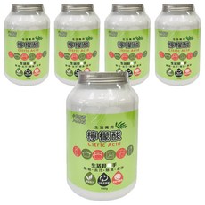 小丸家族 檸檬酸, 生活萬用, 除垢去汙除臭潔淨, 500g, 5罐