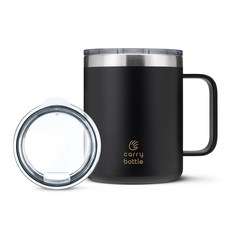 Carry Bottle Standard系列 不鏽鋼馬克杯, Black, 360ml, 1個