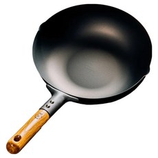 TAKUMI 匠 岩紋炒鍋 鐵炒鍋, 28cm, 1個