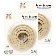 TRENi Mini 安全防撞條, 白色, 2捲