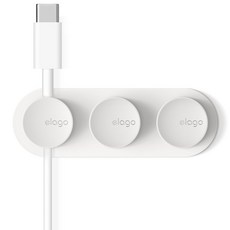 엘라고 마그네틱 케이블 매니지먼트, 화이트, 1개