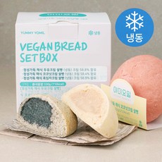 야미요밀 정성가득 채식 크림 쌀빵 두유 + 코코넛 + 흑임자 세트 (냉동), 1세트