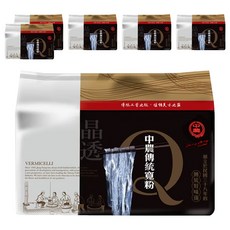 中農粉絲 傳統寬粉 Q薄軟嫩 晶瑩剔透 適合各式寬粉煲、涼拌寬粉等料理, 210g, 6袋