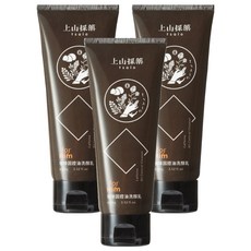 tsaio 上山採藥 咖啡因控油洗顏乳, 100g, 3條