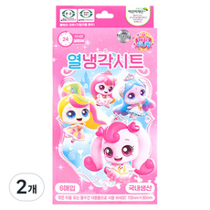 리더스인팜 캐치티니핑 어린이용 프린세스 열냉각시트, 2개, 6개입