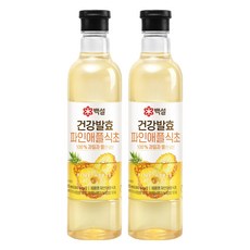 CJ BEKSUL 白雪 自然發酵鳳梨醋, 800ml, 2個