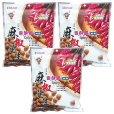 Onlyone 海龍王 麻椒花生, 香酥脆 台灣製造 純素, 150g, 3包