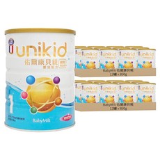BabyMik 佑爾康貝親 嬰兒配方奶粉 1號 0~12月, 850g, 24罐