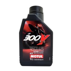 MOTUL 300V 10W/40 4T FL R.R 1L 全合成酯類機油, 單一商品, 1瓶
