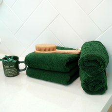 Keyria 飯店毛巾 200g 40支 精梳棉, 10個, 綠色