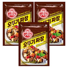 OTTOGI 不倒翁 韓式炸醬粉, 500g, 3包