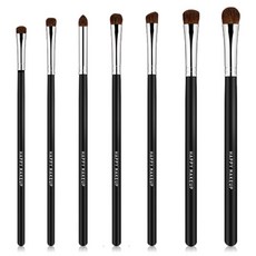 O-ON 易混合眼部化妝刷 7 件套, 黑色的, 1套