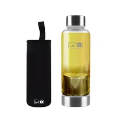 레티 글라스 티 보틀 텀블러, 혼합색상, 400ml, 1개