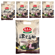 馬玉山 山藥黑芝麻糊, 含鐵和纖維，冷熱沖泡均可，適合全素食者，無人工香料、奶精粉和增稠劑, 30g, 12包, 6袋