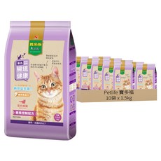 Petlife 寶多福 成貓 體態控制配方乾飼料, 雞肉 + 魚肉, 1.5kg, 10袋