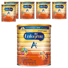 Mead Johnson 美強生 優兒 A+幼兒成長奶粉 新升級DHA學立方 3號 1-3歲, 1.7kg, 6罐