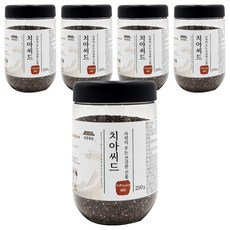 건강곡간 치아씨드 통, 250g, 5개