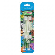 brush-baby BabySonic 0~6歲 充電式 聲波電動牙刷替換刷頭 英國 1組