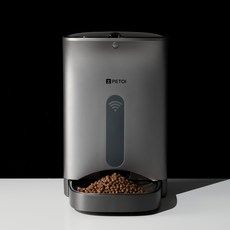 PETOI Companion Animal IoT 黑色自動餵食器 HT-P70, 4.3L, 黑珍珠