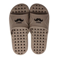 SHABATH 編織浴室拖 鬍子款, 棕色, 1組