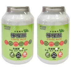 小丸家族 檸檬酸, 生活萬用, 除垢去汙除臭潔淨, 500g, 2罐