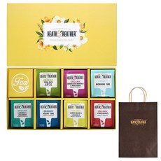 HEATH&HEATHER 綜合涼茶茶包禮盒組, 草本茶7種+購物袋, 1組