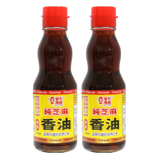 譽方媽媽 純芝麻香油 185ml 嚴選白芝麻製成 遵循古法製作 無添加防腐劑、香料, 2瓶