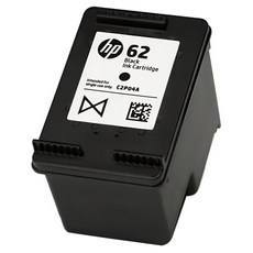HP 惠普 62原廠墨水匣C2P04AA 原廠墨水 品質保證 適用多款HP印表機, 黑色, 1入