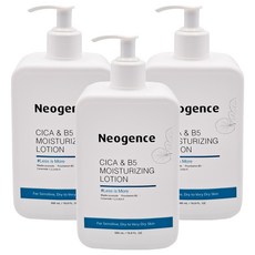 Neogence 霓淨思 積雪草B5修護水潤身體乳, 舒緩乾癢泛紅, 專為乾燥肌設計, 500ml, 3瓶