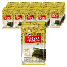 광천김 3대째 달인 재래 도시락김, 80g, 6개