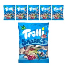 Trolli 鯊魚造型軟糖, 100g, 6包