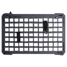 ANGLE MOLLE 掛板 ABS塑料材質 鋁, 黑色, 1層, 1組